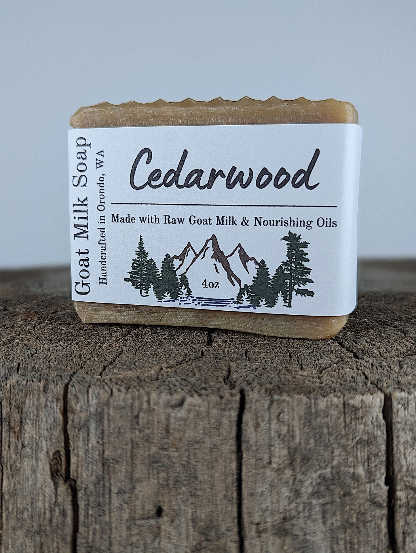 Goat Milk Soap 4-Pack - Cedarwood