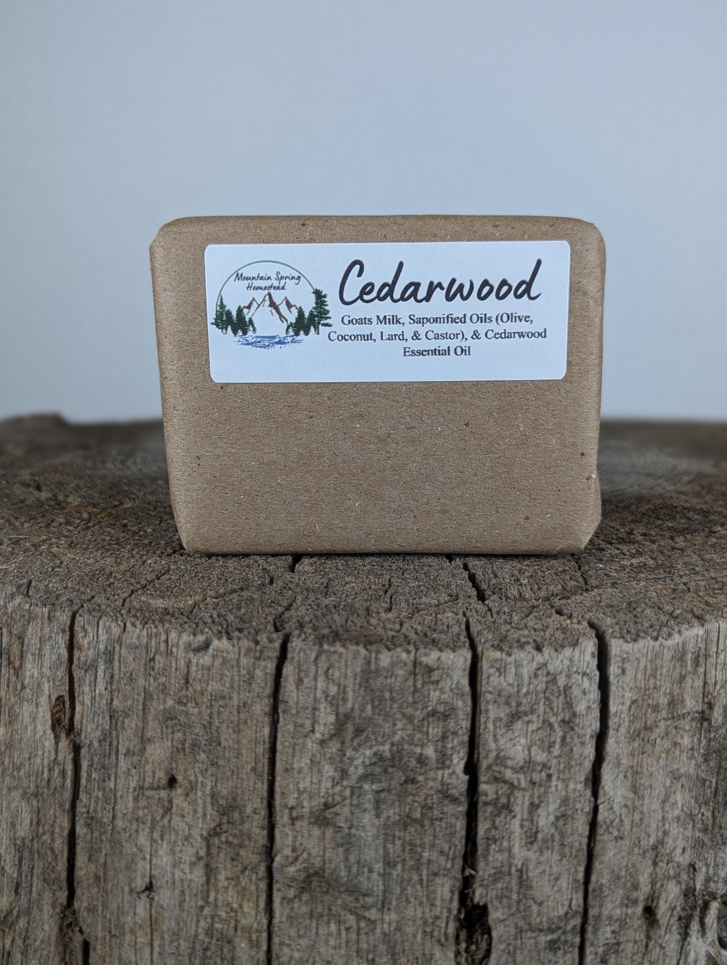 Goat Milk Soap 4-Pack - Cedarwood