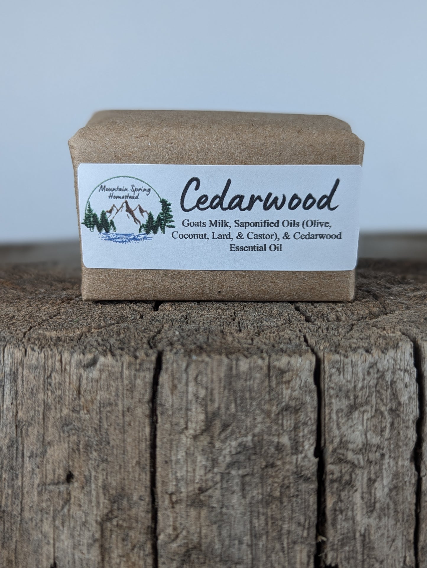 Cedarwood Goat Milk Soap
