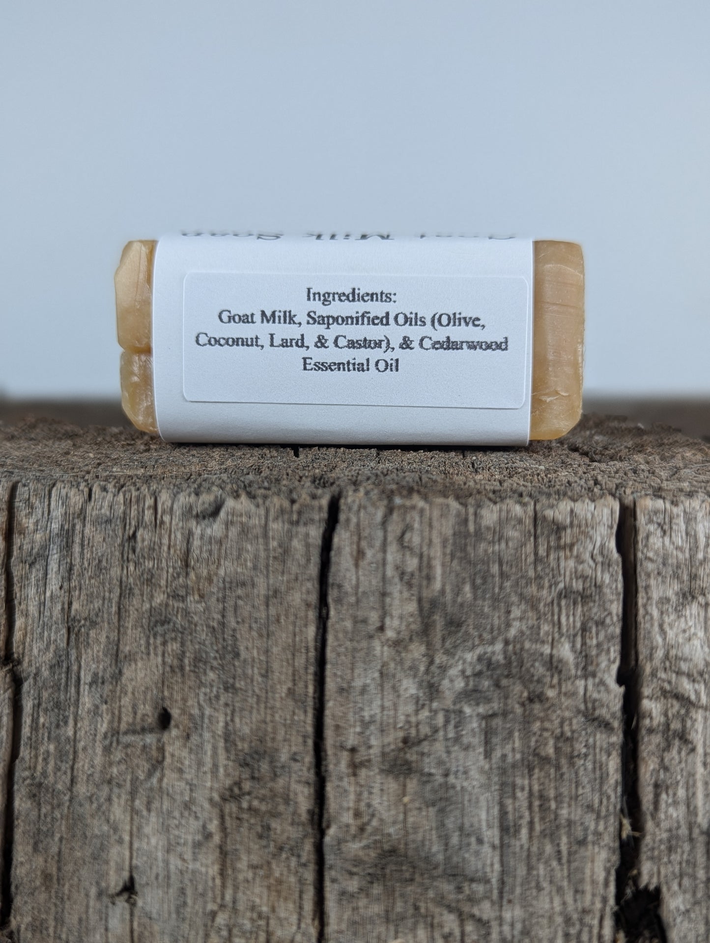 Goat Milk Soap 4-Pack - Cedarwood