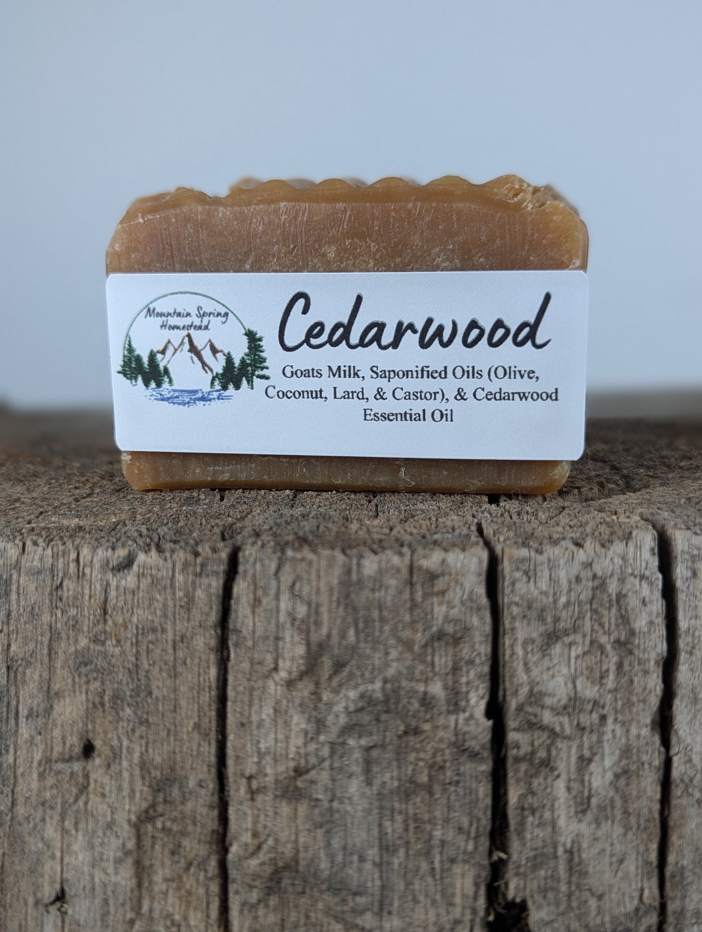 Cedarwood Goat Milk Soap