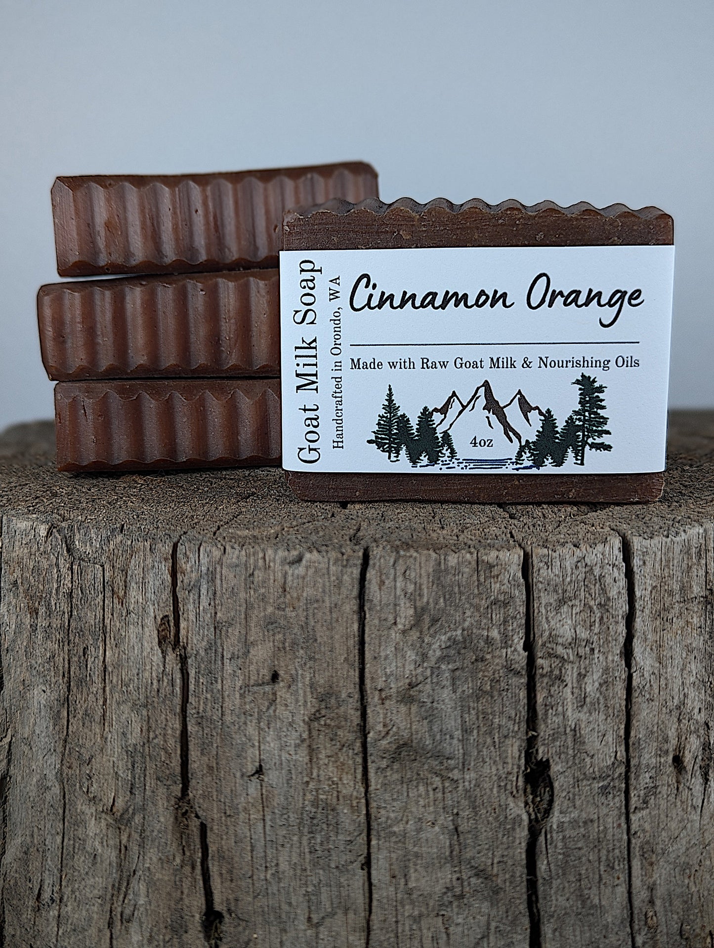 Goat Milk Soap 4-Pack - Cinnamon Orange