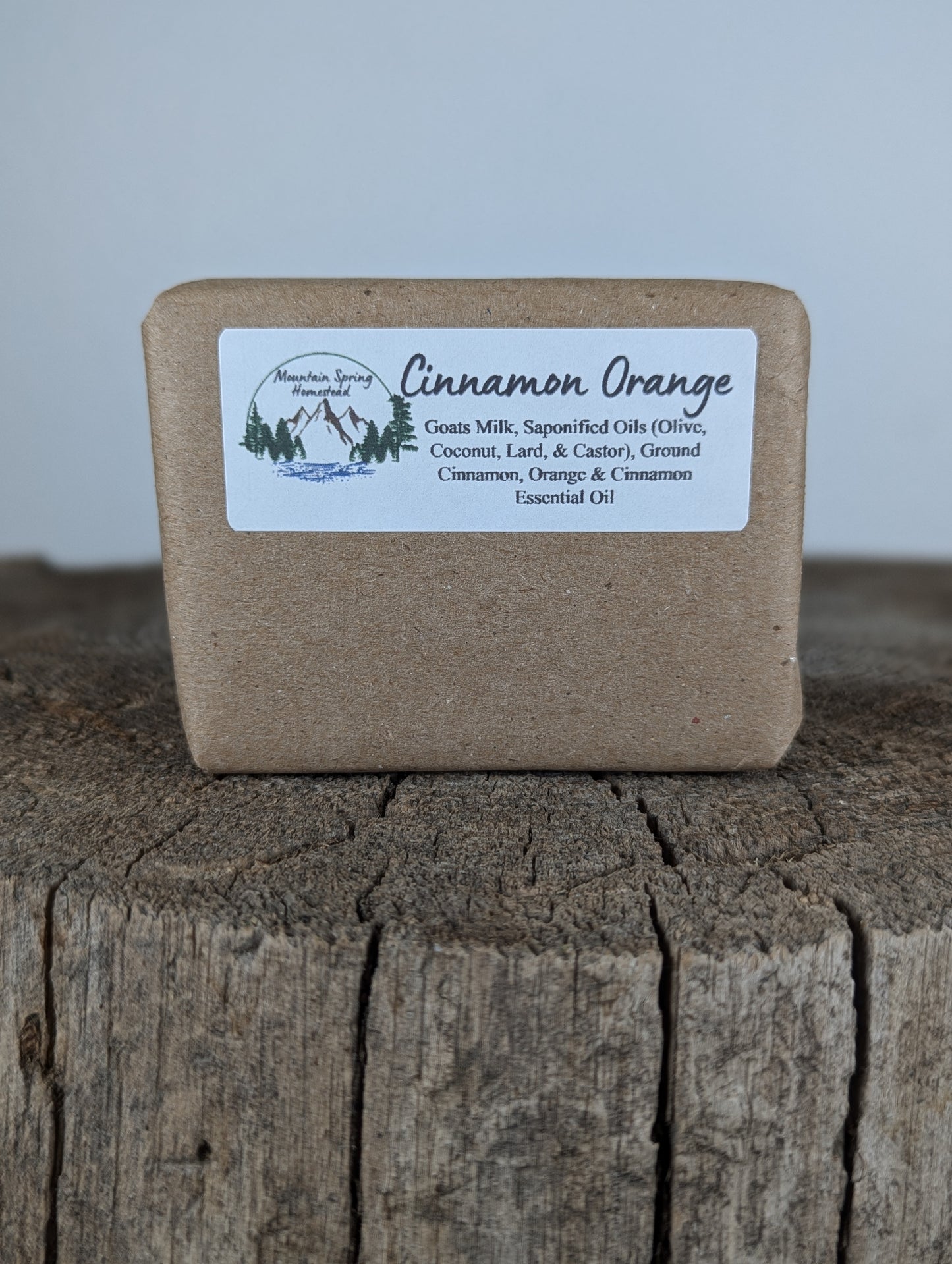 Goat Milk Soap 4-Pack - Cinnamon Orange