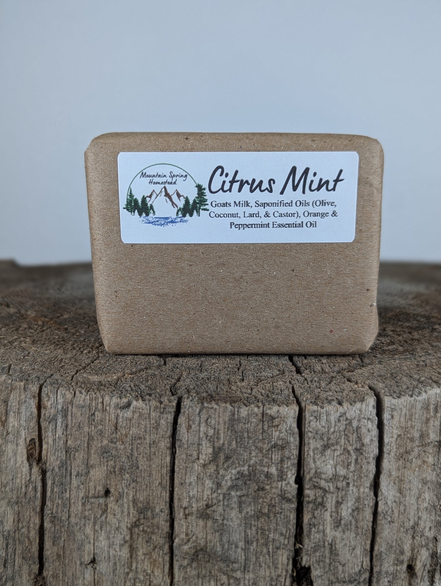 Citrus Mint Goat Milk Soap
