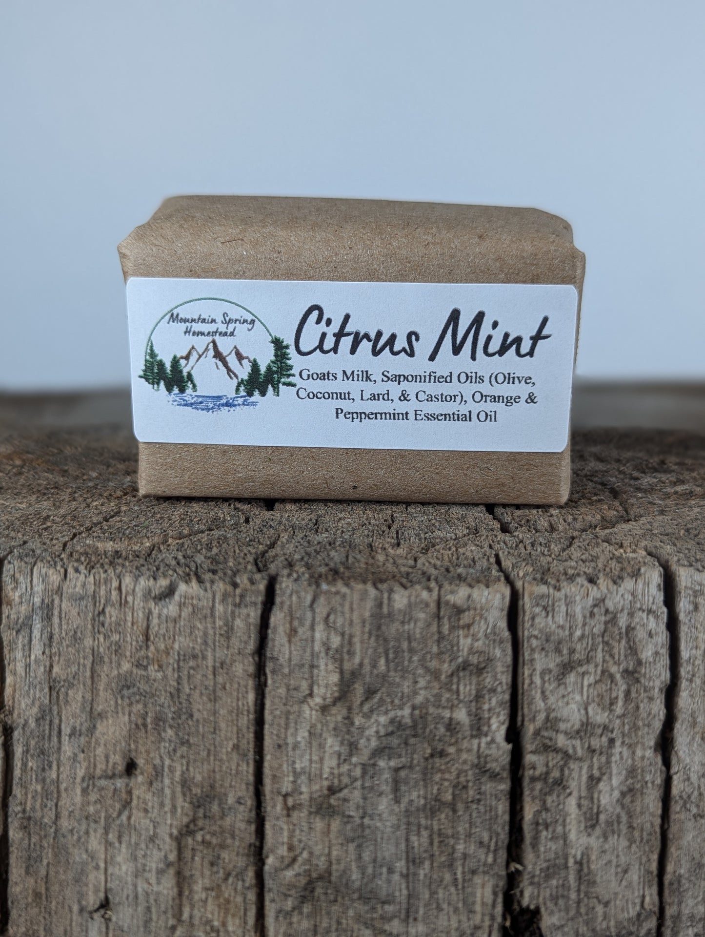 Citrus Mint Goat Milk Soap
