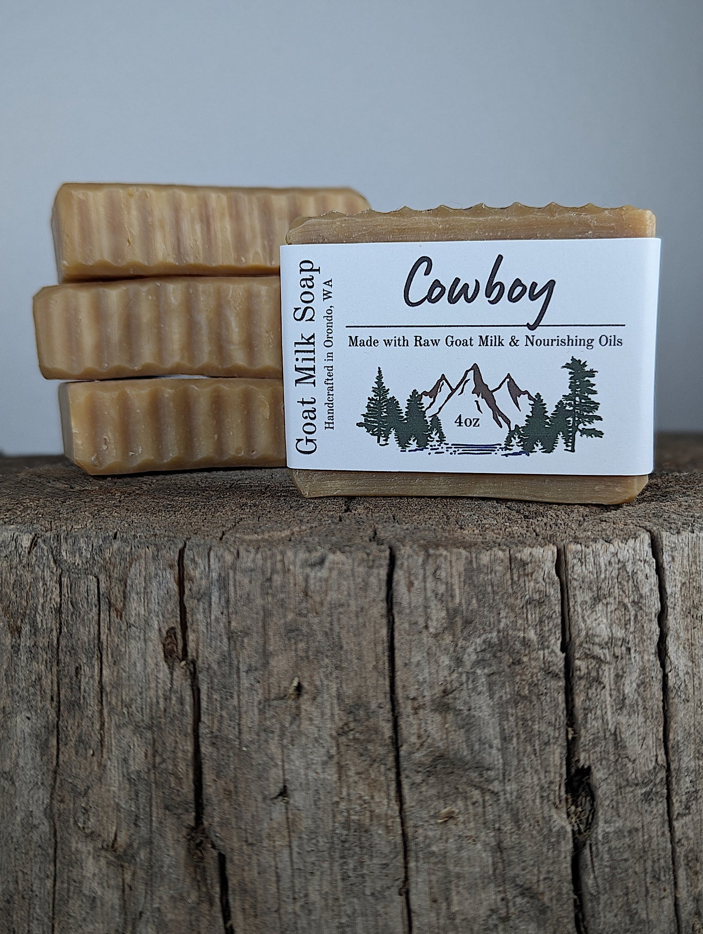 Goat Milk Soap 4-Pack - Cowboy