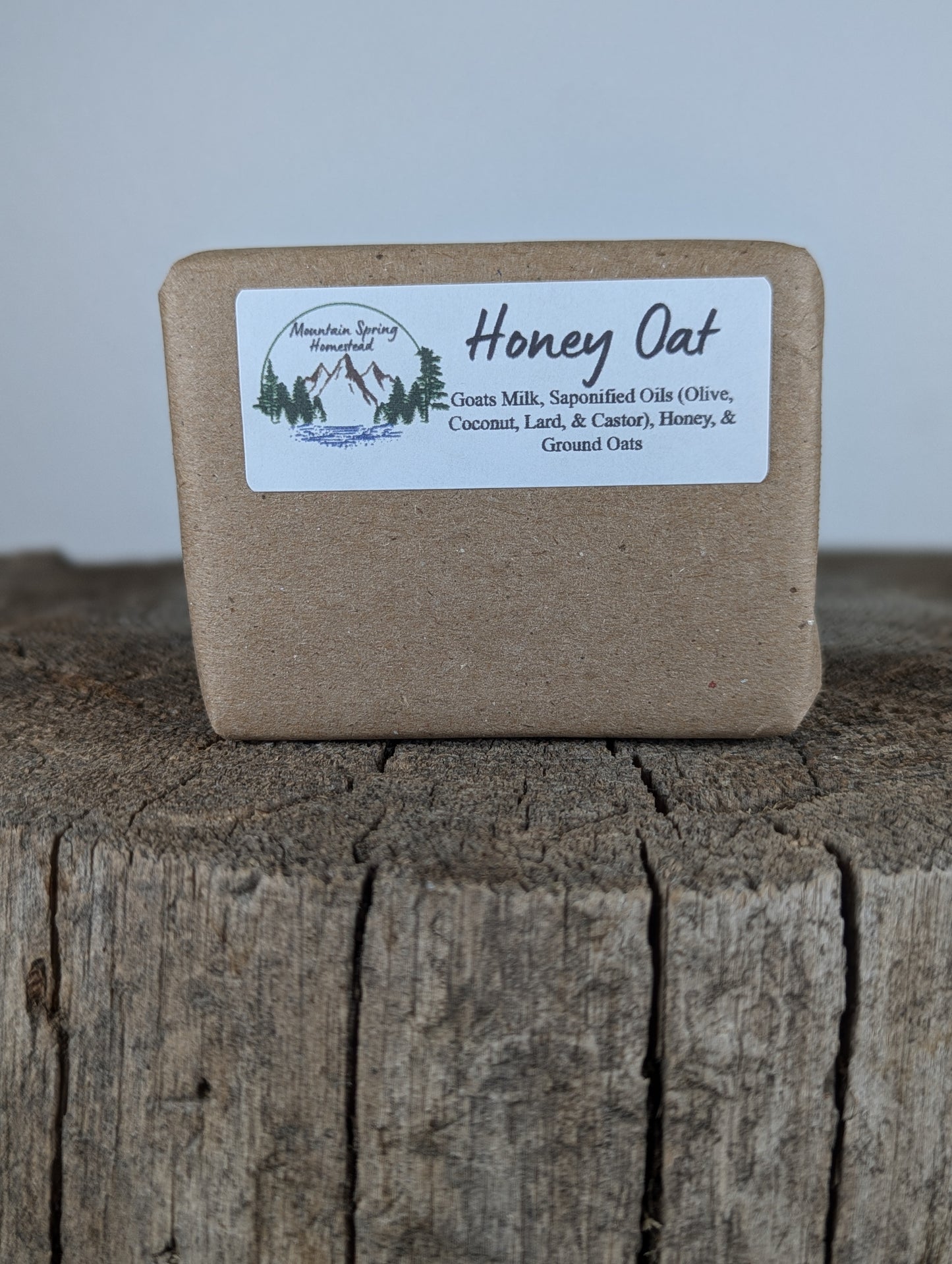Goat Milk Soap 4-Pack - Honey Oat
