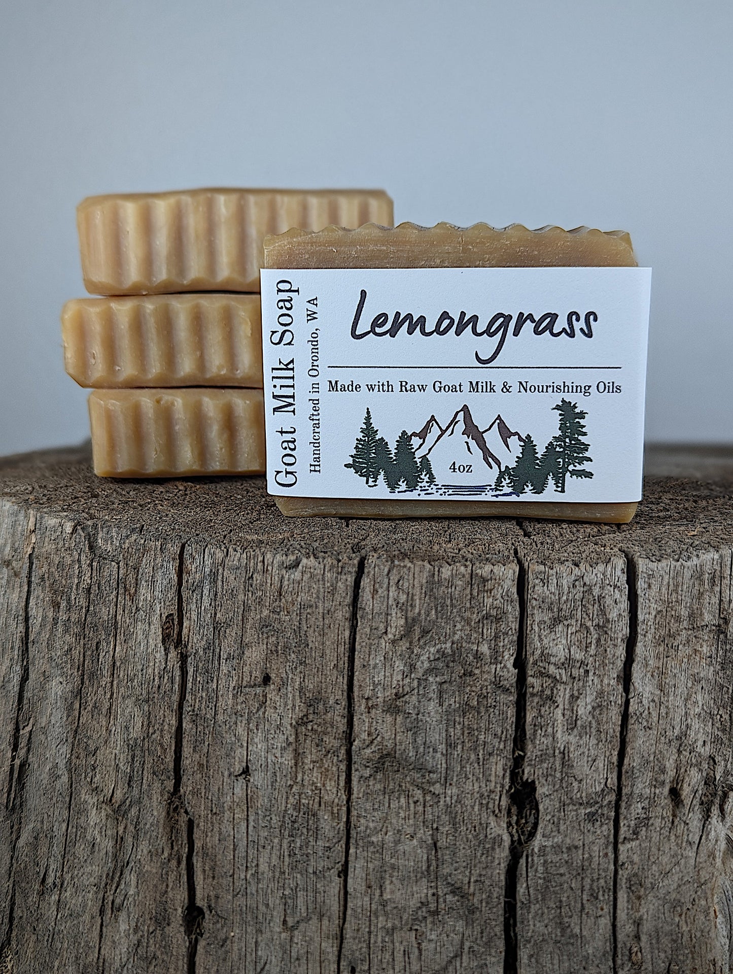 Goat Milk Soap 4-Pack - Lemongrass