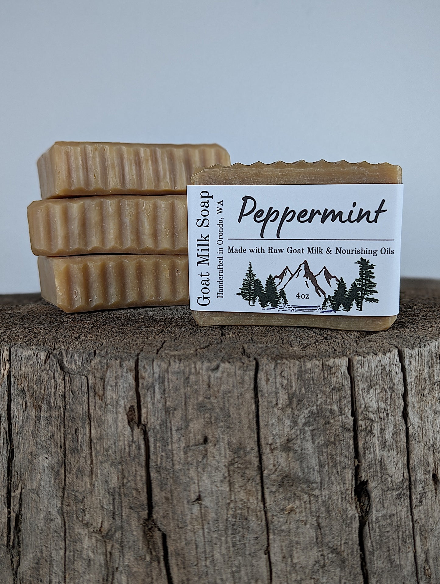 Goat Milk Soap 4-Pack - Peppermint