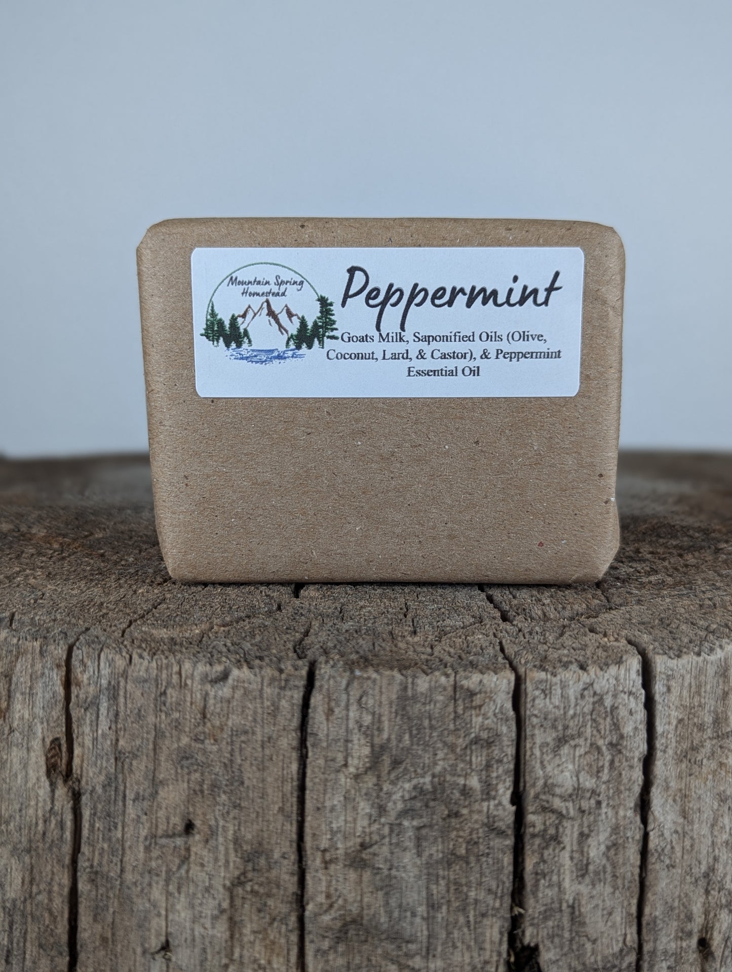Goat Milk Soap 4-Pack - Peppermint