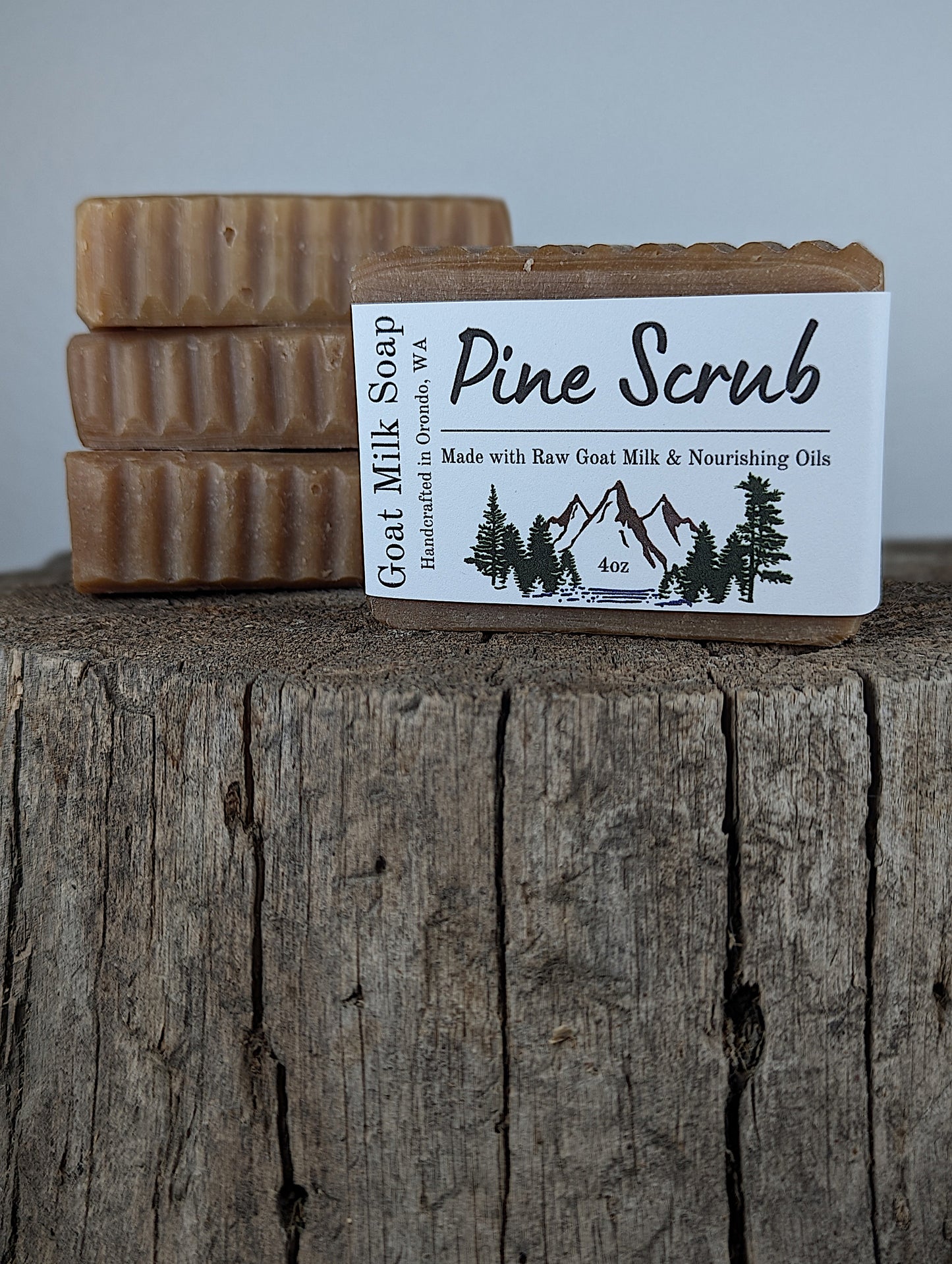 Goat Milk Soap 4-Pack - Pine Scrub