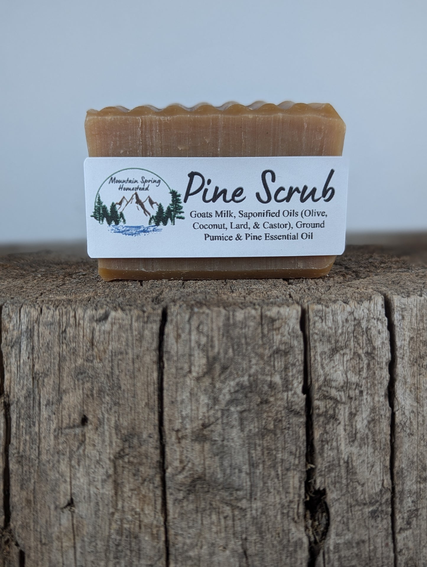 Pine Scrub Goat Milk Soap