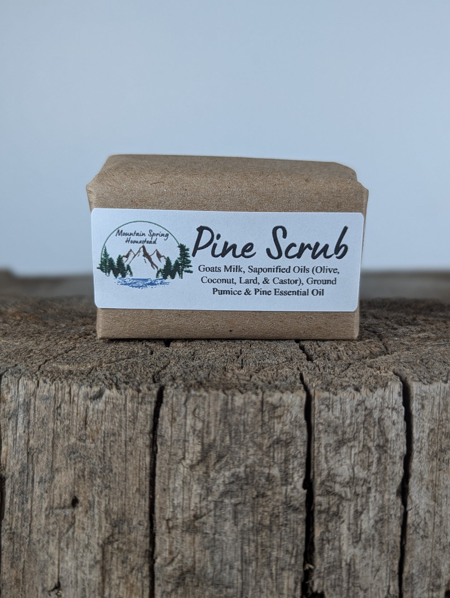 Pine Scrub Goat Milk Soap