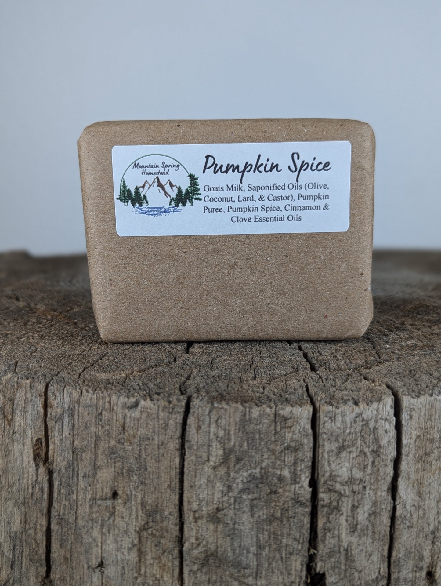 Pumpkin Spice Goat Milk Soap