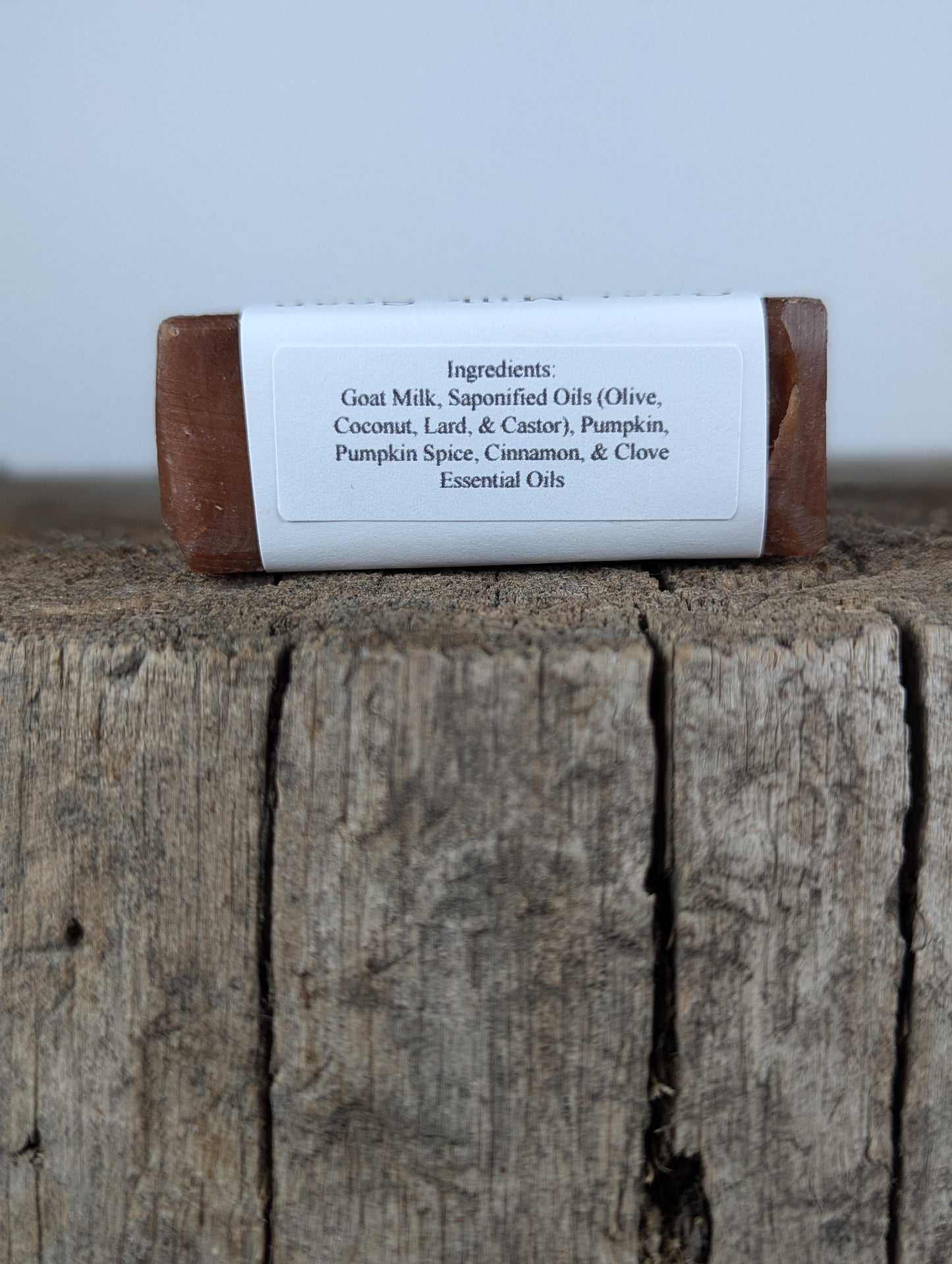 Pumpkin Spice Goat Milk Soap