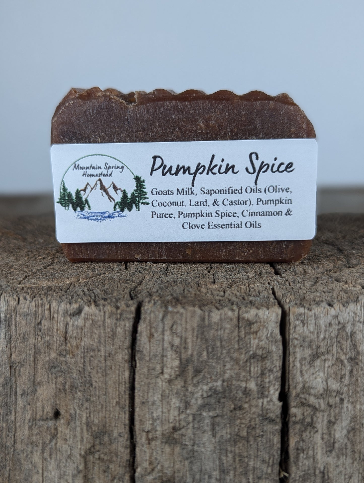 Pumpkin Spice Goat Milk Soap