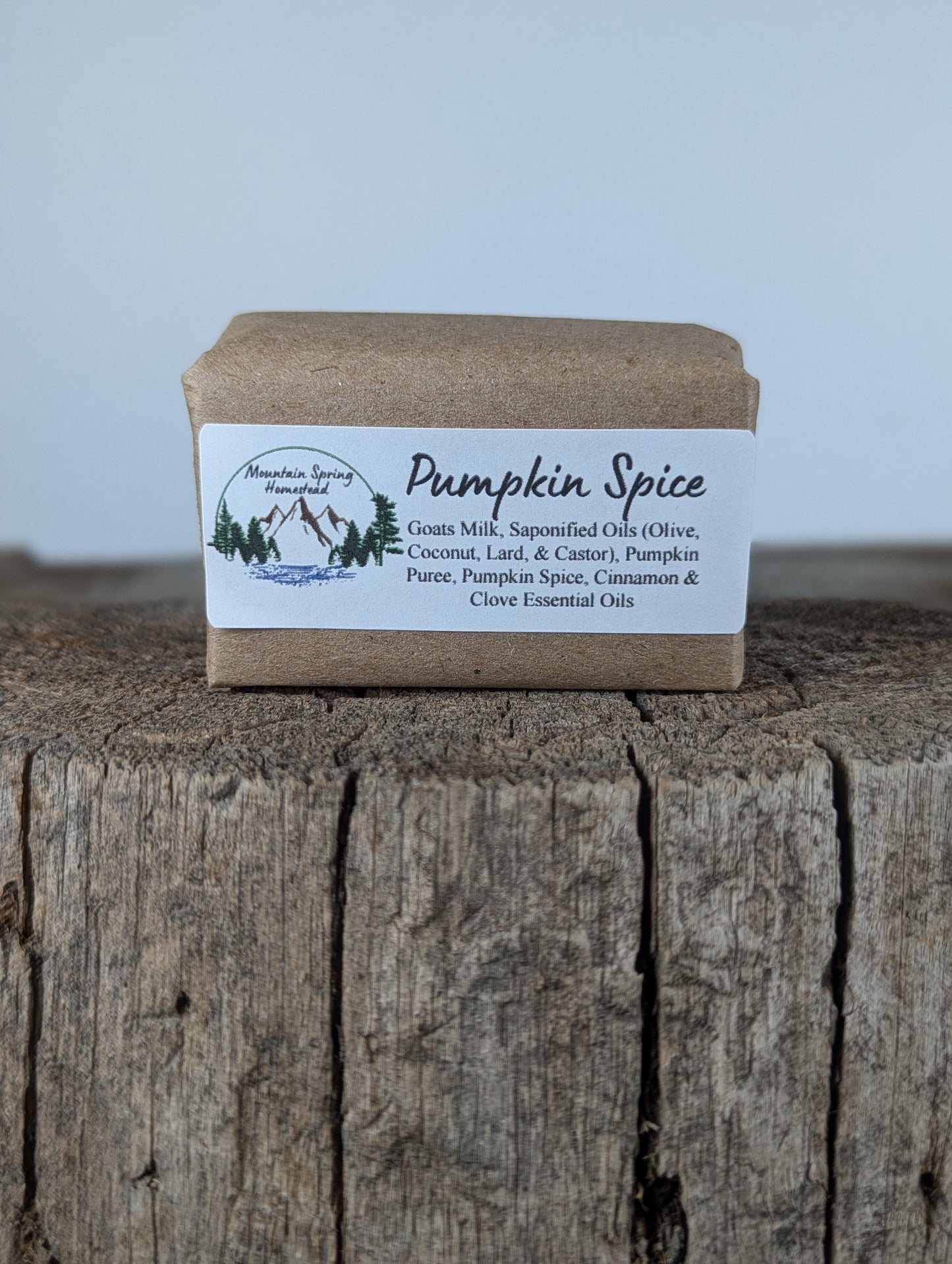Pumpkin Spice Goat Milk Soap