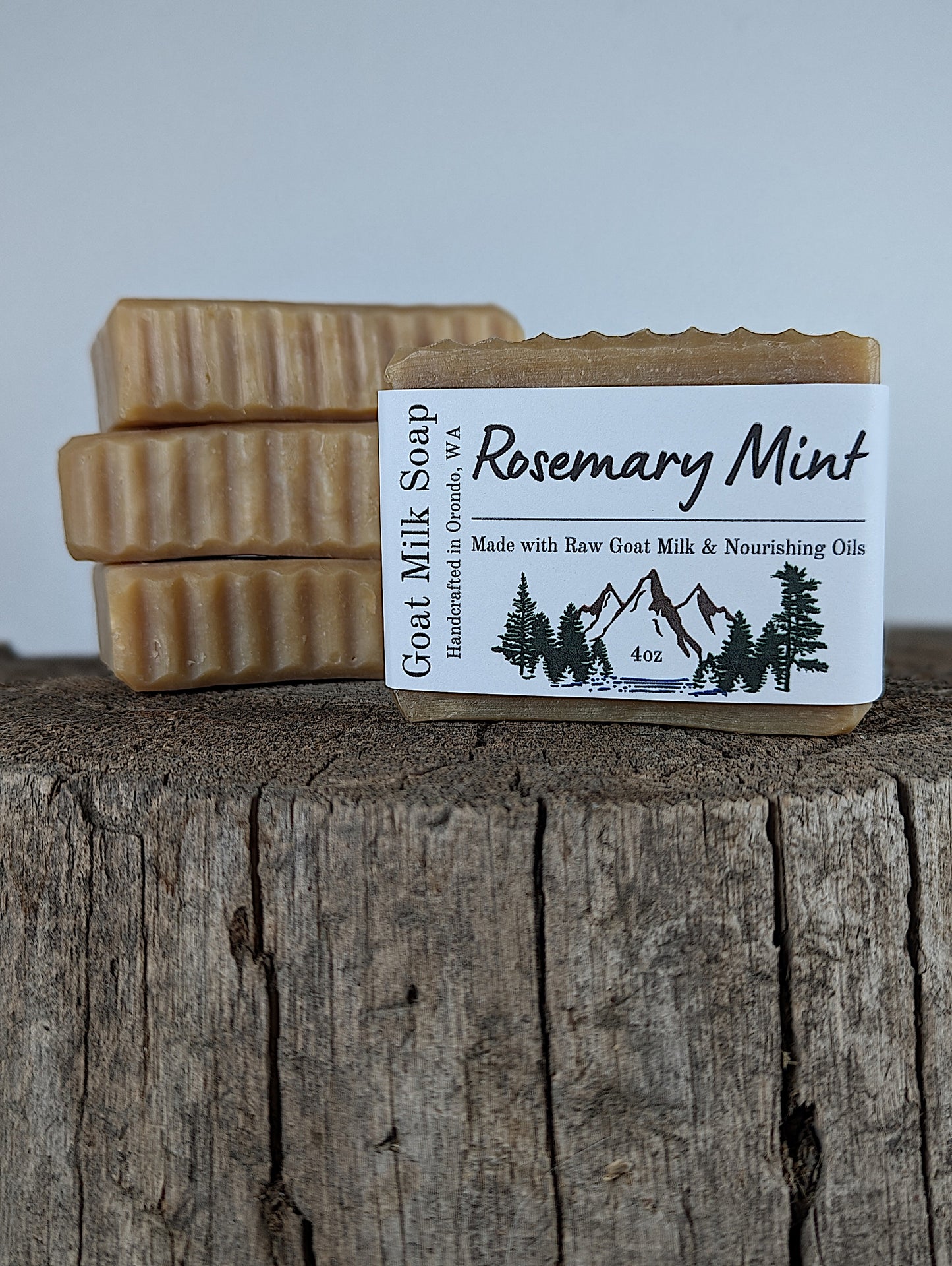 Goat Milk Soap 4-Pack - Rosemary Mint