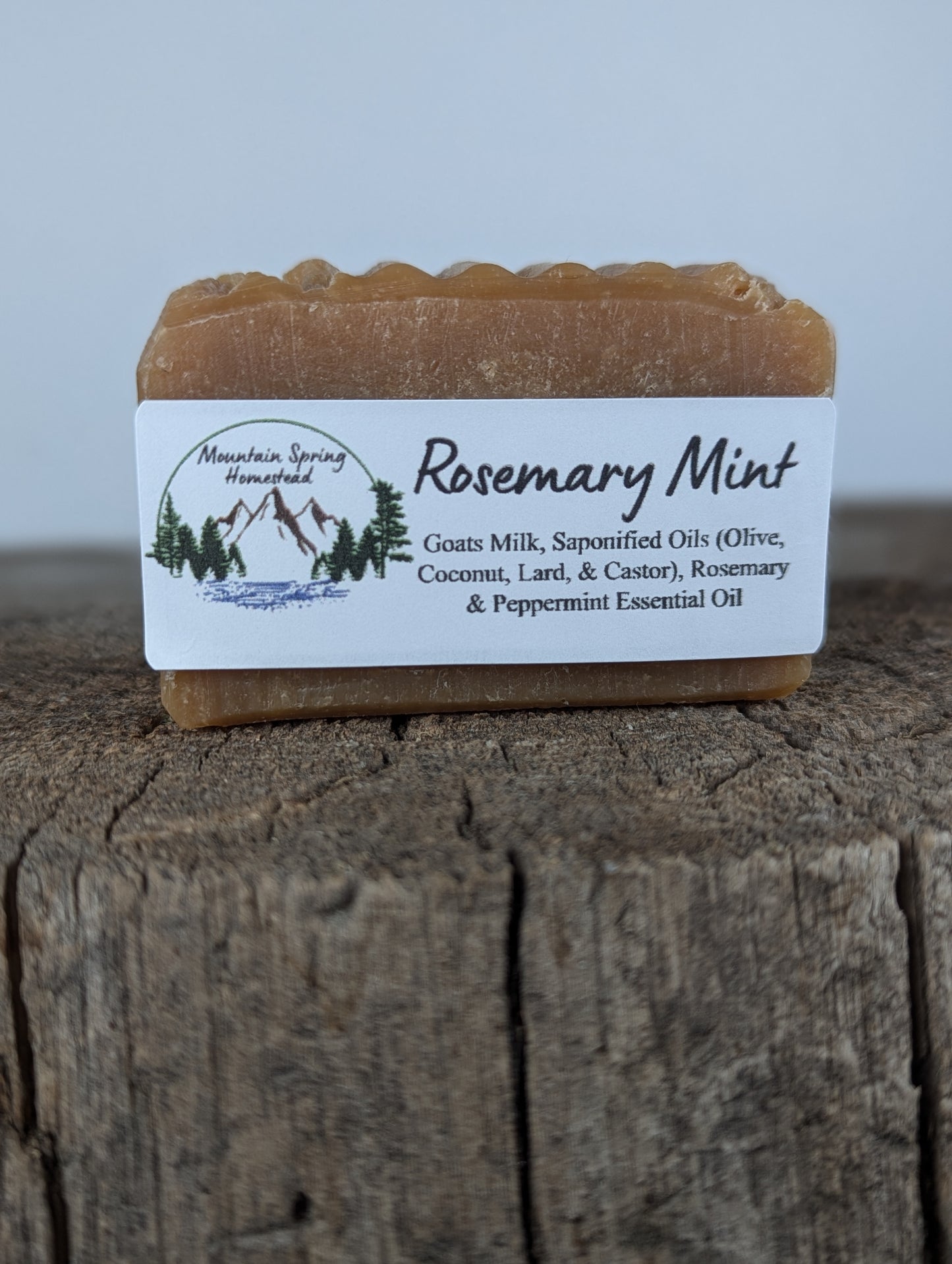 Rosemary Mint Goat Milk Bar Soap