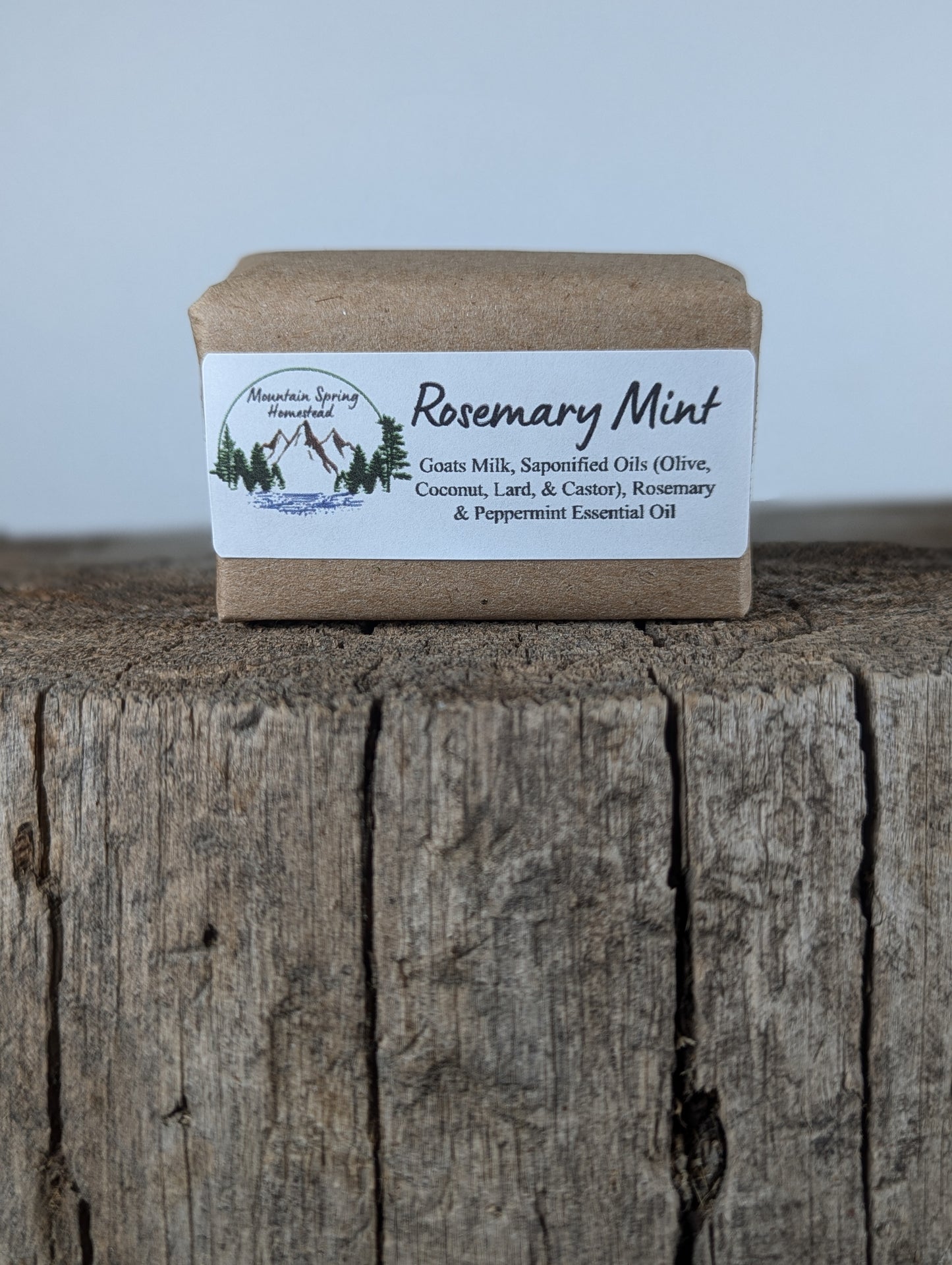 Rosemary Mint Goat Milk Bar Soap