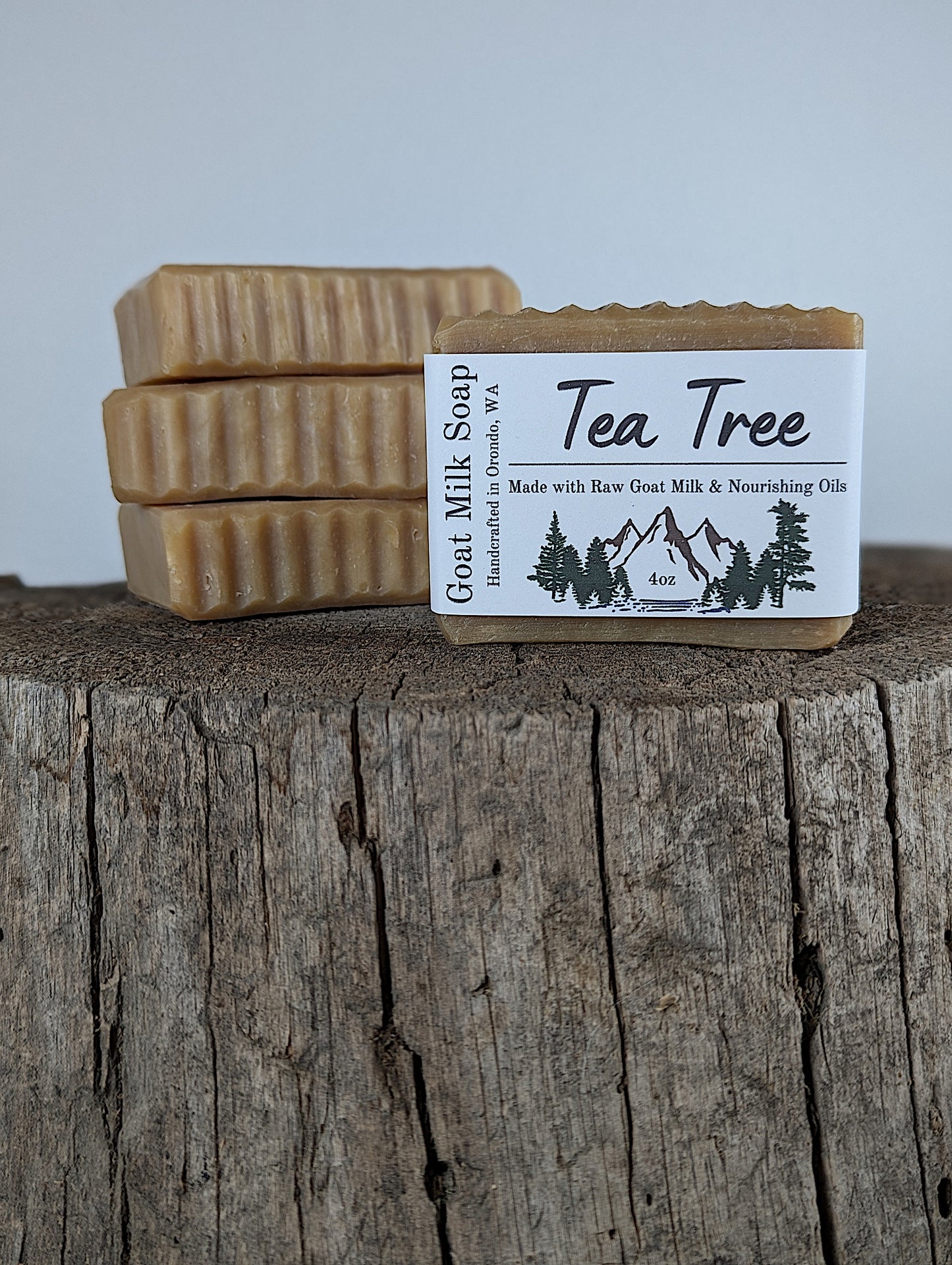 Goat Milk Soap 4-Pack - Tea Tree