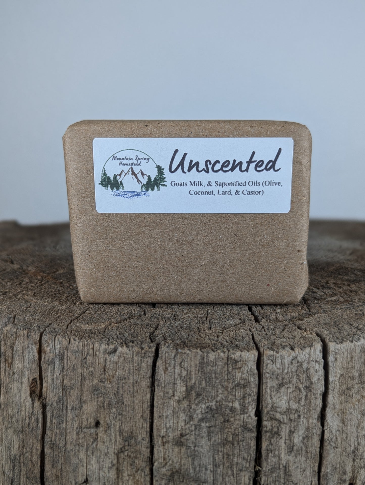 Unscented Goat Milk Soap