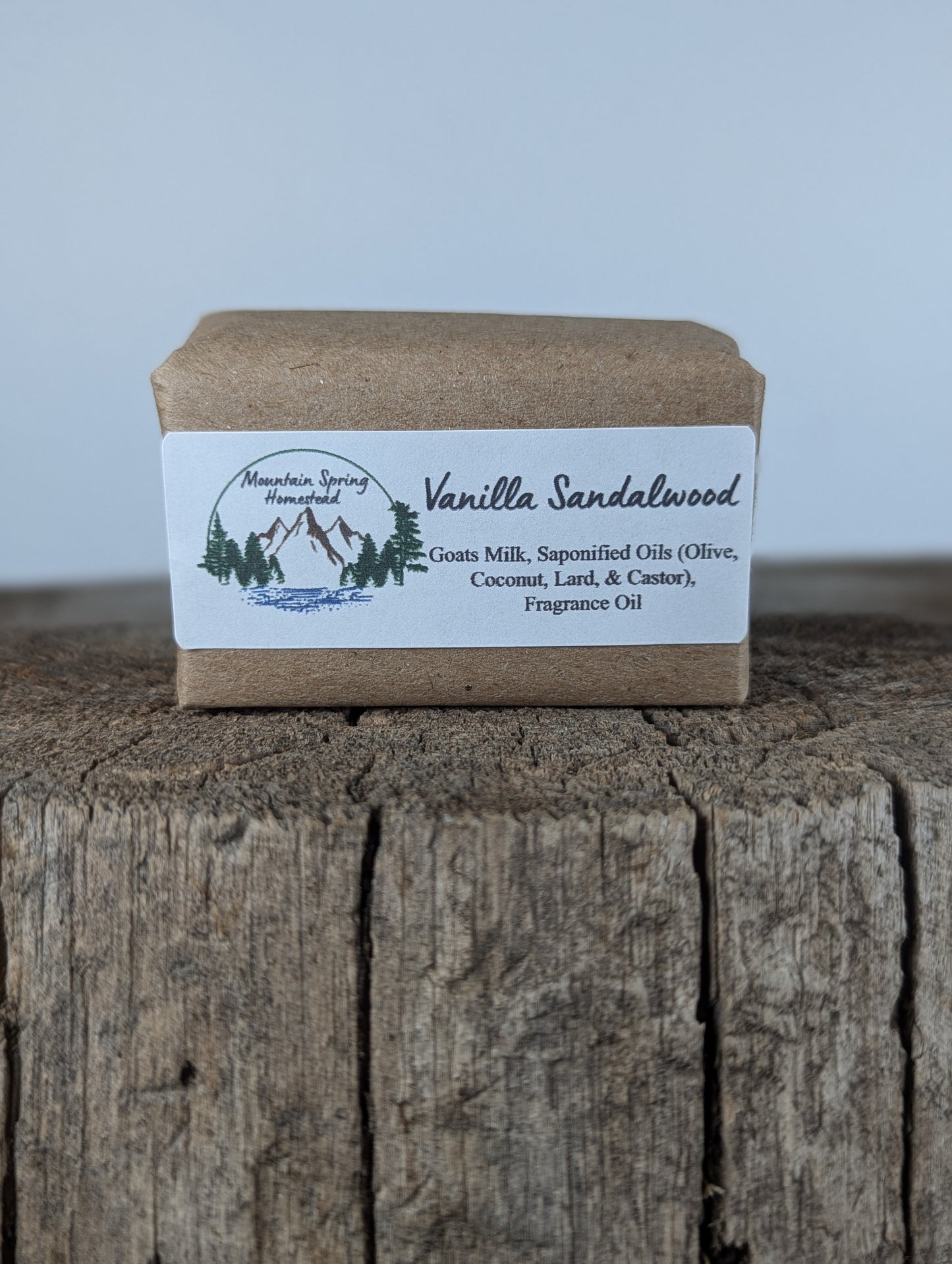 Vanilla Sandalwood Goat Milk Soap