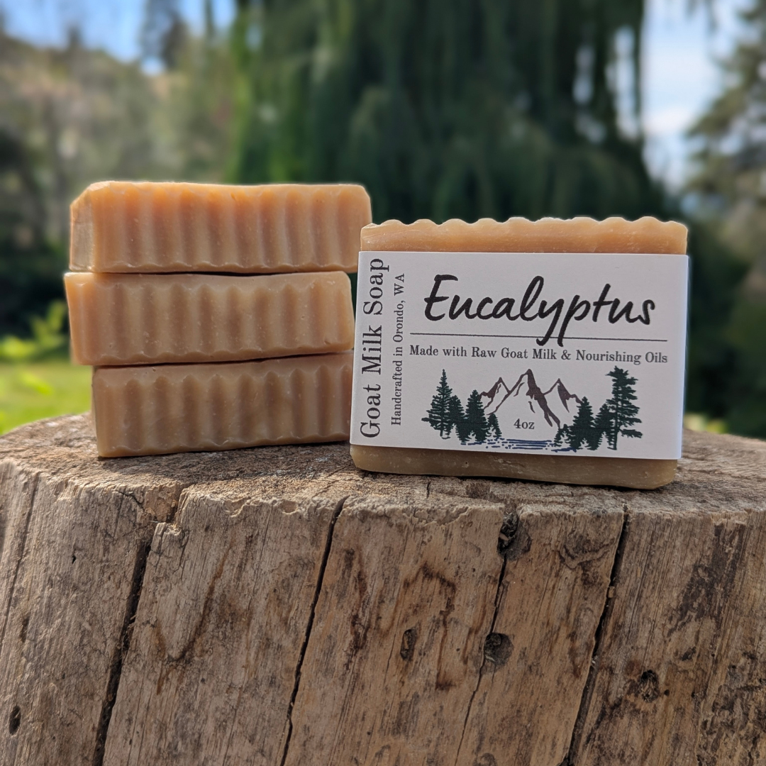 Goat Milk Soap 4-Pack - Eucalyptus