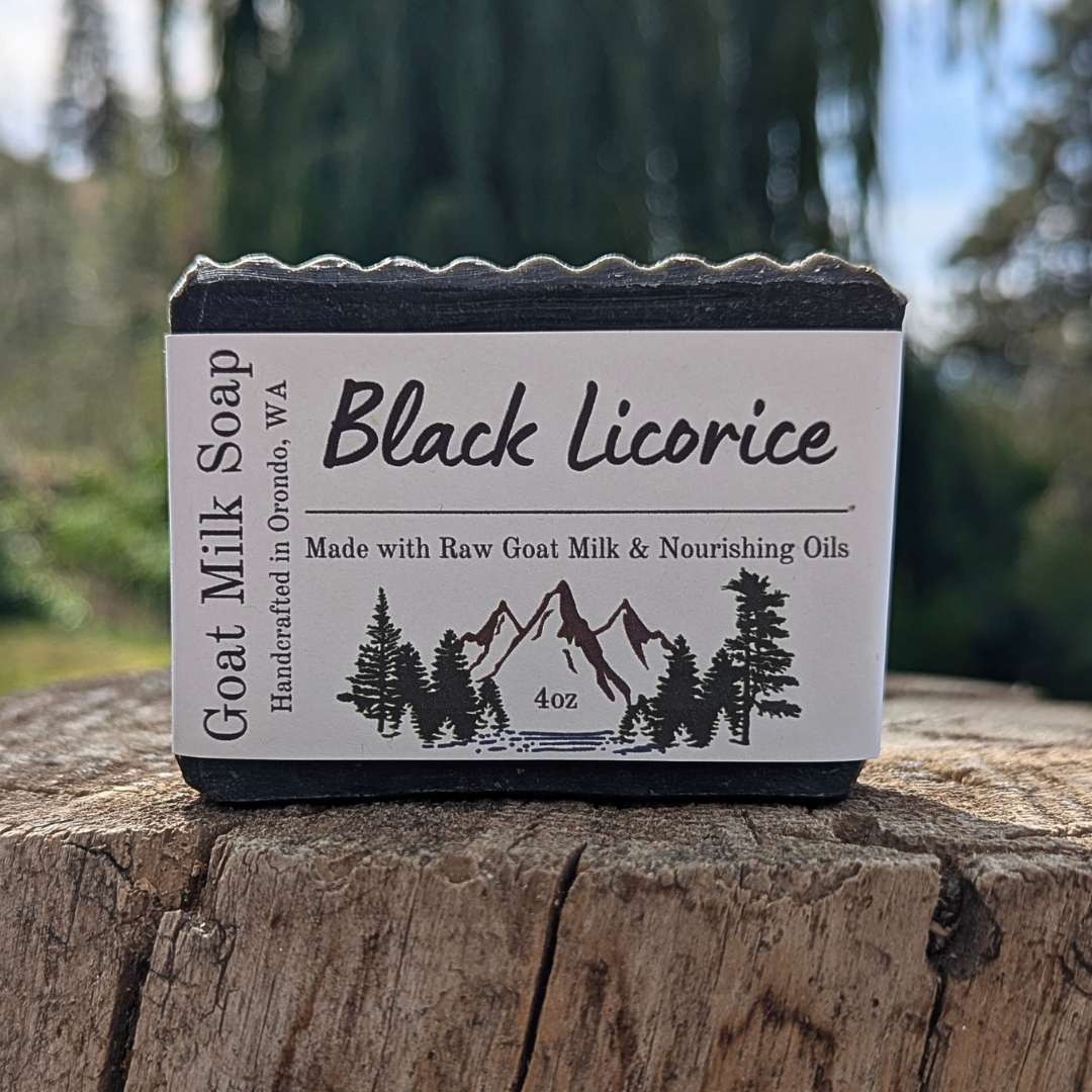 Goat Milk Soap 4-Pack - Black Licorice