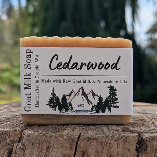 Cedarwood Goat Milk Soap