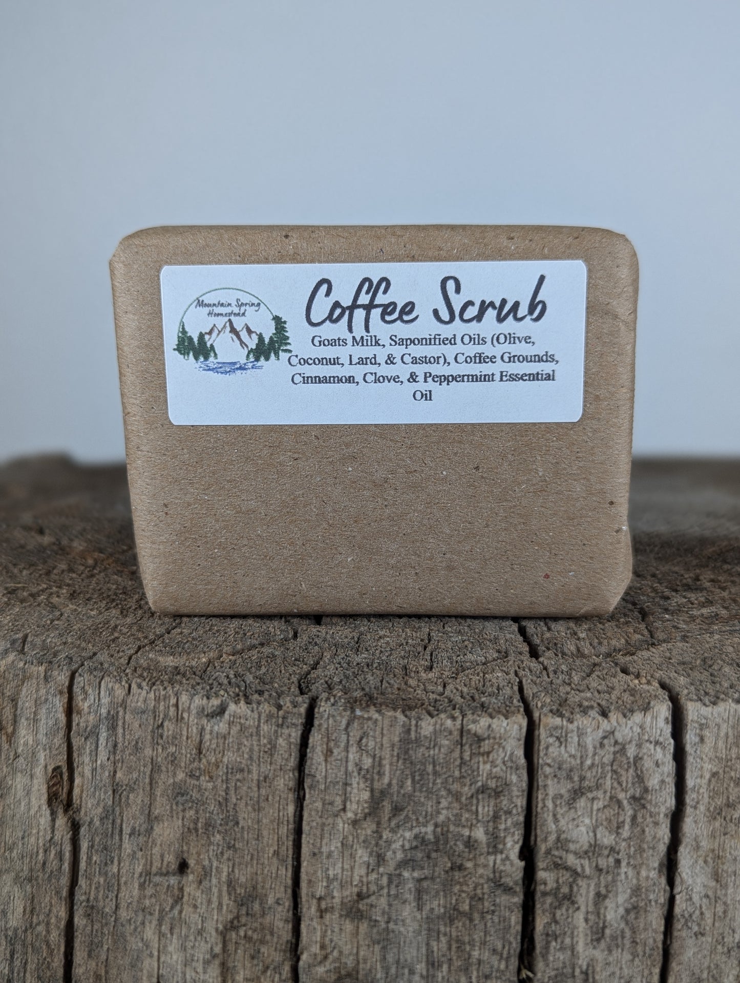 Coffee Scrub Goat Milk Soap