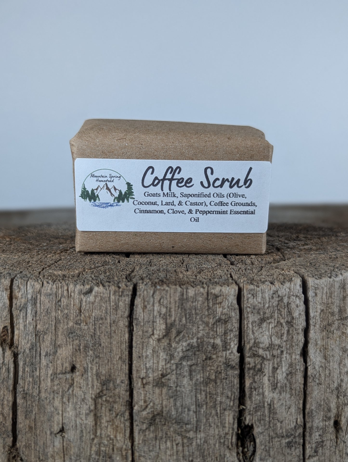 Coffee Scrub Goat Milk Soap