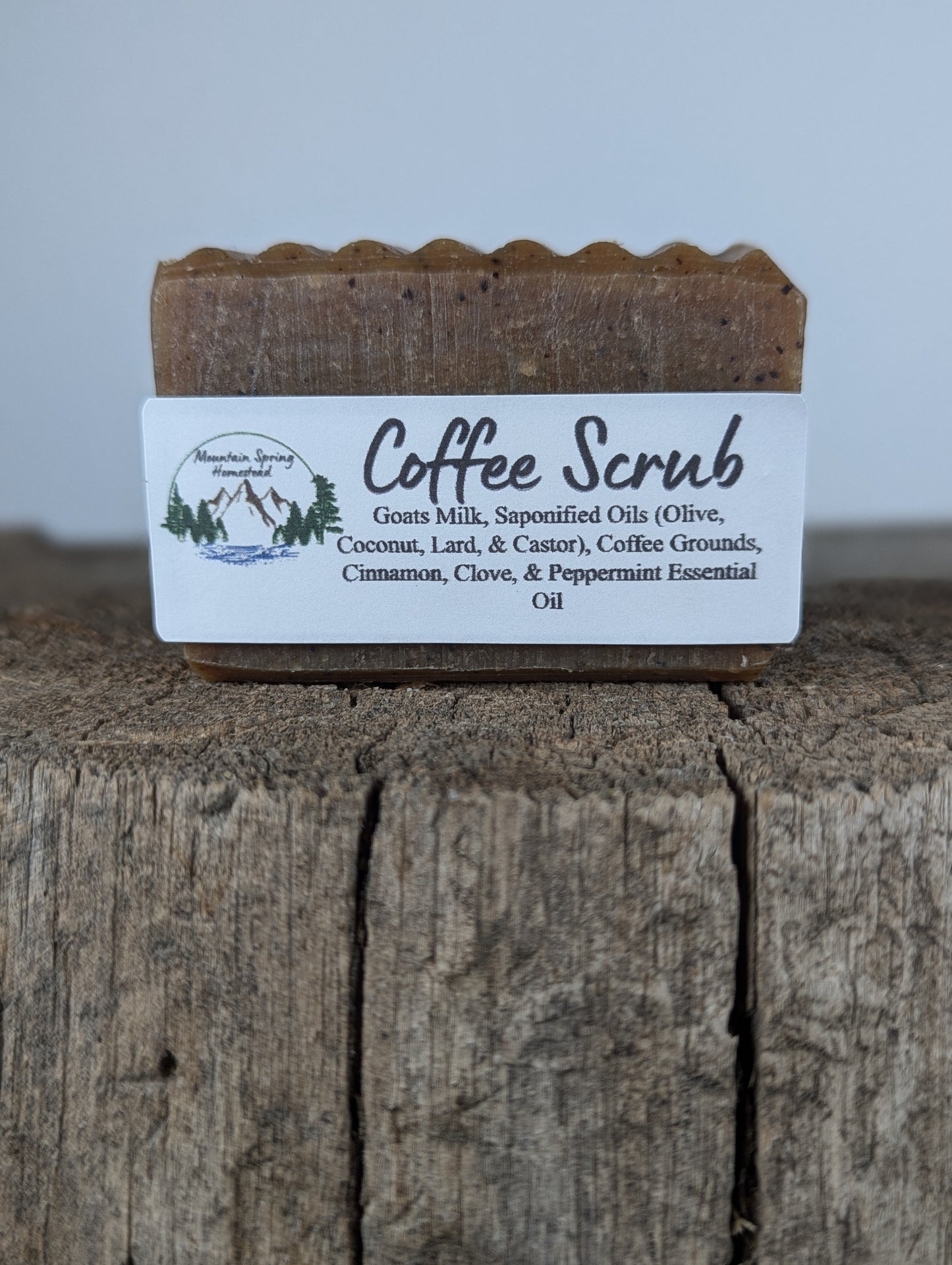 Coffee Scrub Goat Milk Soap