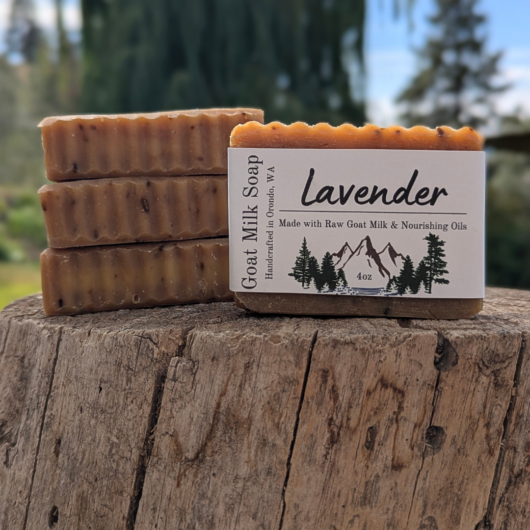 Goat Milk Soap 4-Pack - Lavender