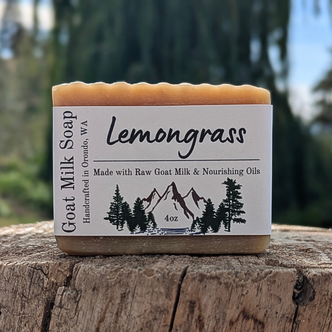 Goat Milk Soap 4-Pack - Lemongrass