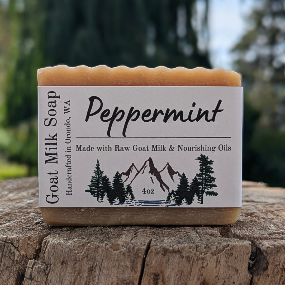 Goat Milk Soap 4-Pack - Peppermint