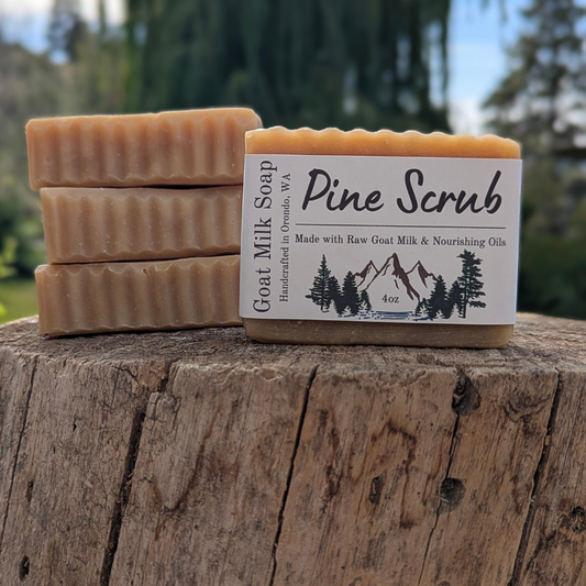 Goat Milk Soap 4-Pack - Pine Scrub