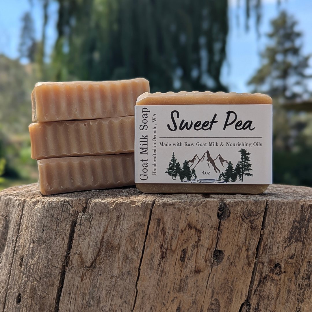 Goat Milk Soap 4-Pack - Sweet Pea