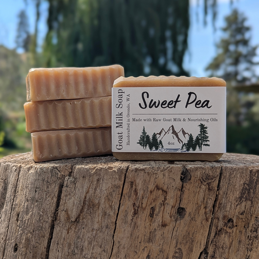 Goat Milk Soap 4-Pack - Sweet Pea