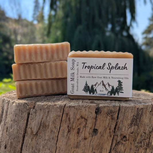 Goat Milk Soap 4-Pack - Tropical Splash