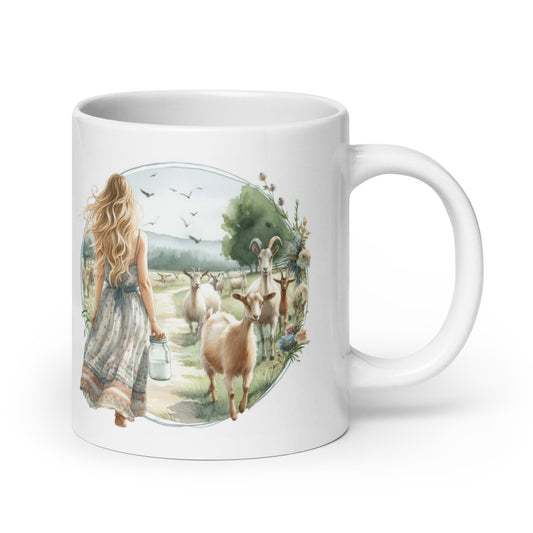 Goat Themed Coffee Mug - Good Morning Ladies Mug - Coffee Cup