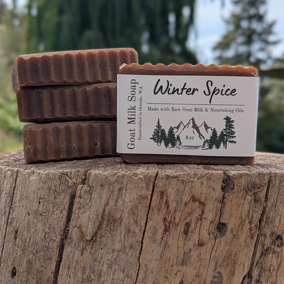 Goat Milk Soap 4-Pack - Winter Spice