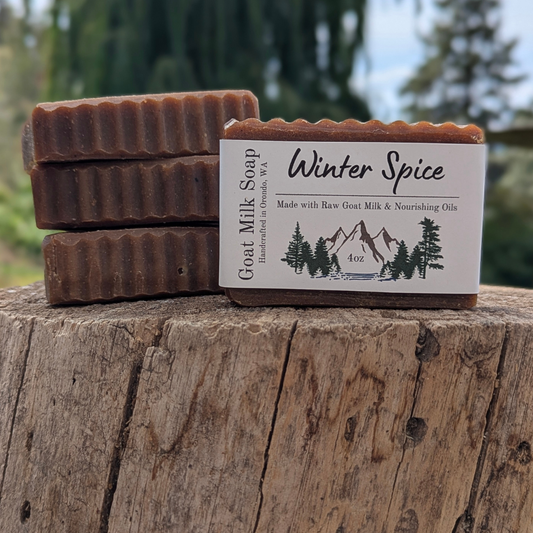 Goat Milk Soap 4-Pack - Winter Spice
